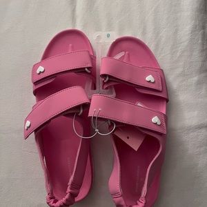 Stoney Clover Lane x Target Pink Velcro Sandals